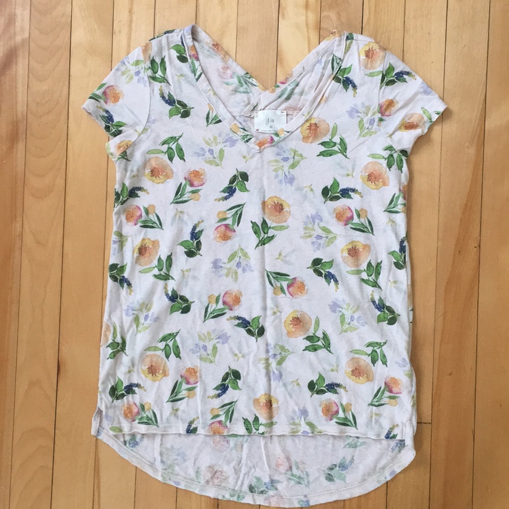Anthropologie t.la floral tee